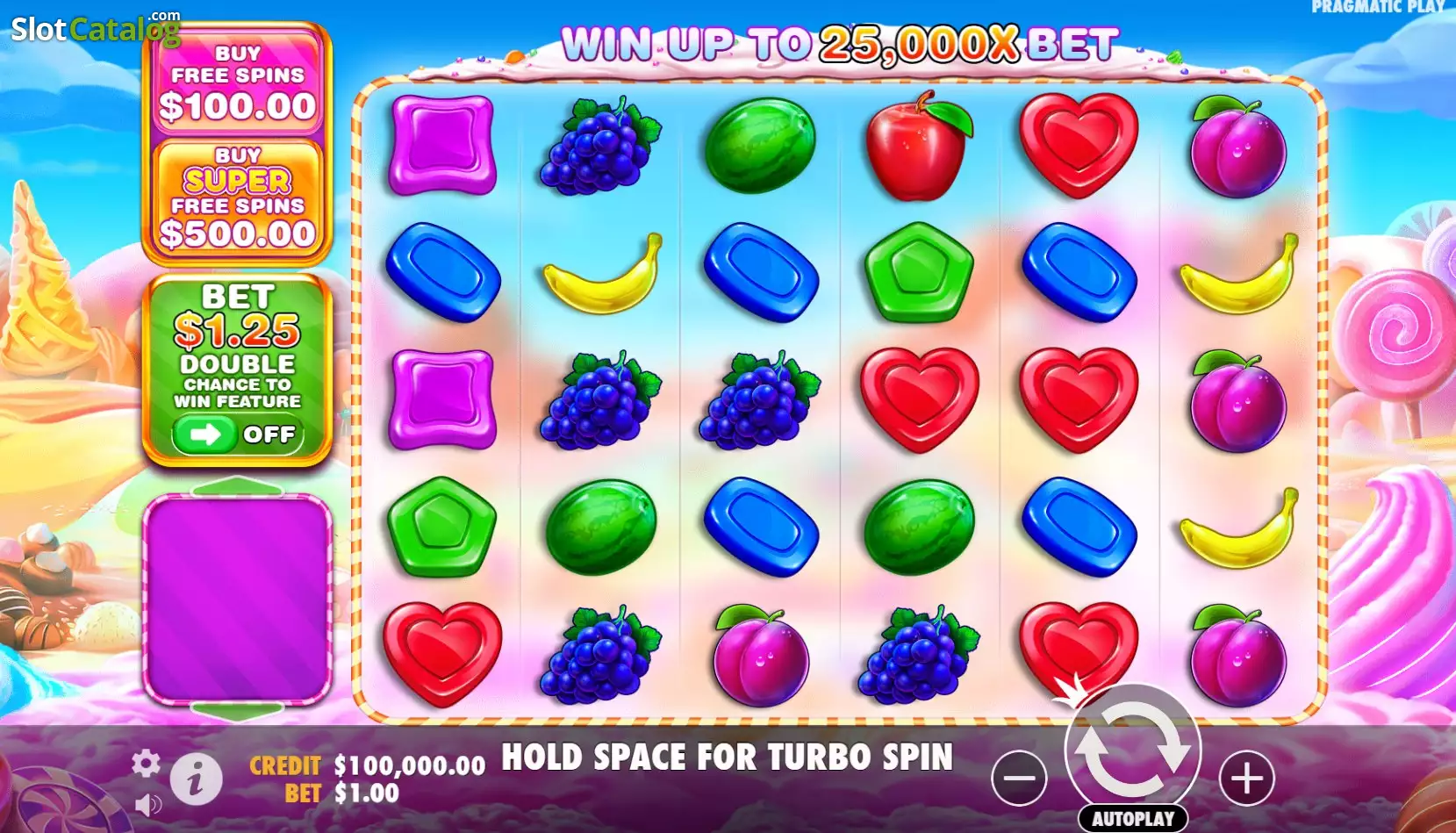 Sweet Bonanza Game Screen